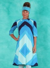 Kleid, DRE-01422, blue