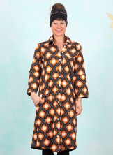 Kleid, DRE-01689, black-orange