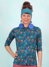 Bluse, FA001-TPFC7-C10, petrol