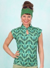 Shirt, FA050-TPFB2-C07, green