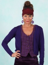 Cardigan, HX005-BRES-X01, purple