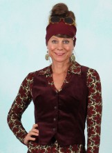 Cord-Weste, HX036-RBS11-B05, red-brown