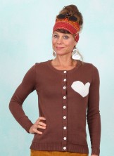 Cardigan, KNI-CAR-15, brown