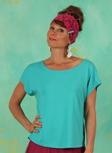 Shirt, LASU2231, turquoise