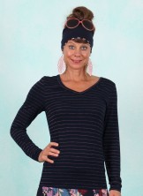 Shirt, LAWI25242, dark-blue-rose