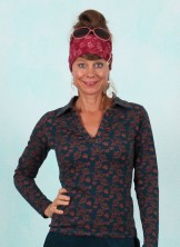 Shirt, LAWI25424, petrol-orange