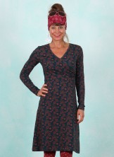 Kleid, LAWI2565, petrol-orange