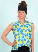 Top, SP25-006, turquoise