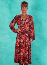 Kleid, TBP5960, brown-multi