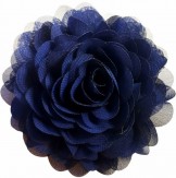 Chiffon Haarblüte, UH151, dark-blue