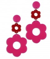 Ohrringe, ACC-ER-341, pink