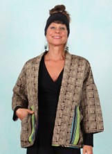 Wende-Jacke, byLi003, brown-multi