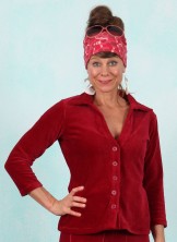 Samtcord-Hemd, HZ034-RNK-B05, red