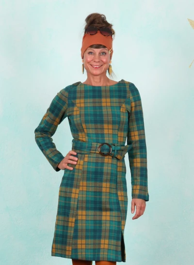 Kleid, Tailored Cocoon, classy-sassy-check
