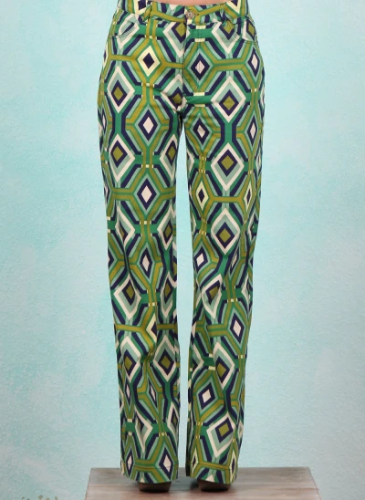 Hose, 10248-489, green-blue