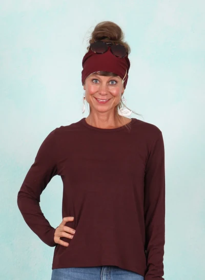 Shirt, 13038-05759, dark-wine