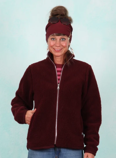 Fleece-Jacke, 13054-05826, dark-wine