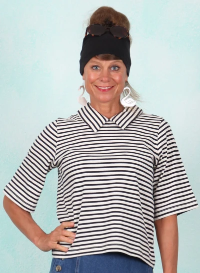 Shirt, 62209, black-white