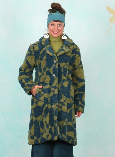 Mantel, AW26101, petrol-green