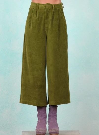 Cord-Velour-Hose, AW26324, green