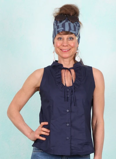 Bluse, FC008-CZ-C04, blue