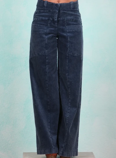 Cord-Hose, HA018-RBST-D04, blue
