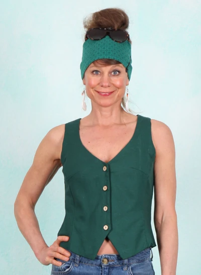 Weste, HX036-LNS17-C07, green