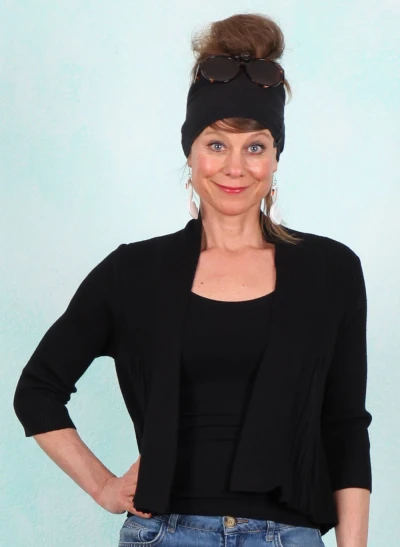 Cardigan, FC016-BRES-COO, black