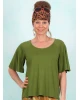 Shirt, Fly Little Bird, tropical-harmony-green