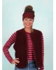 Fleece-Weste, 13057-05879, dark-wine