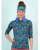 Bluse, FA001-TPFC7-C10, petrol