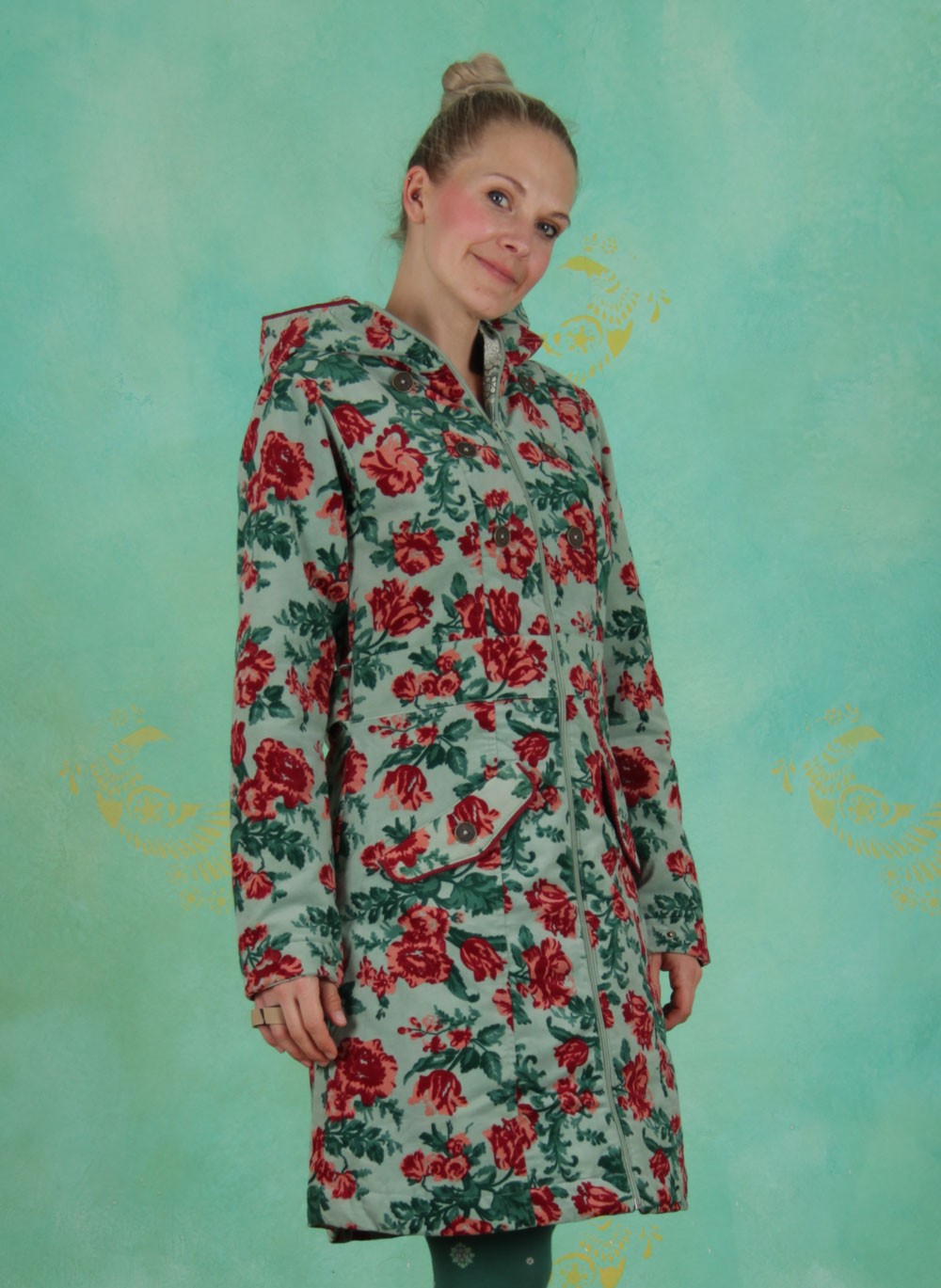 Blutsgeschwister Herbst Mantel, Snowfox Willow Coat, peronasgarden