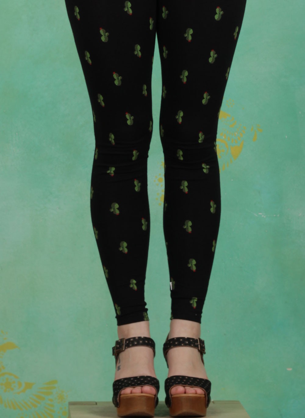 Blutsgeschwister Fruhling Leggins Do The Mariachi Legs cute cactus ey Linda Online Shop