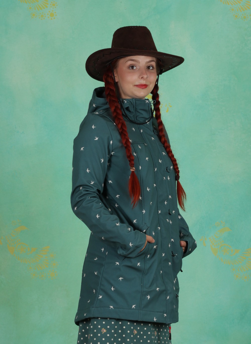 Blutsgeschwister Herbst Mantel Wild Weather Long Anorak Fly To The Sky Ey Linda Online Shop