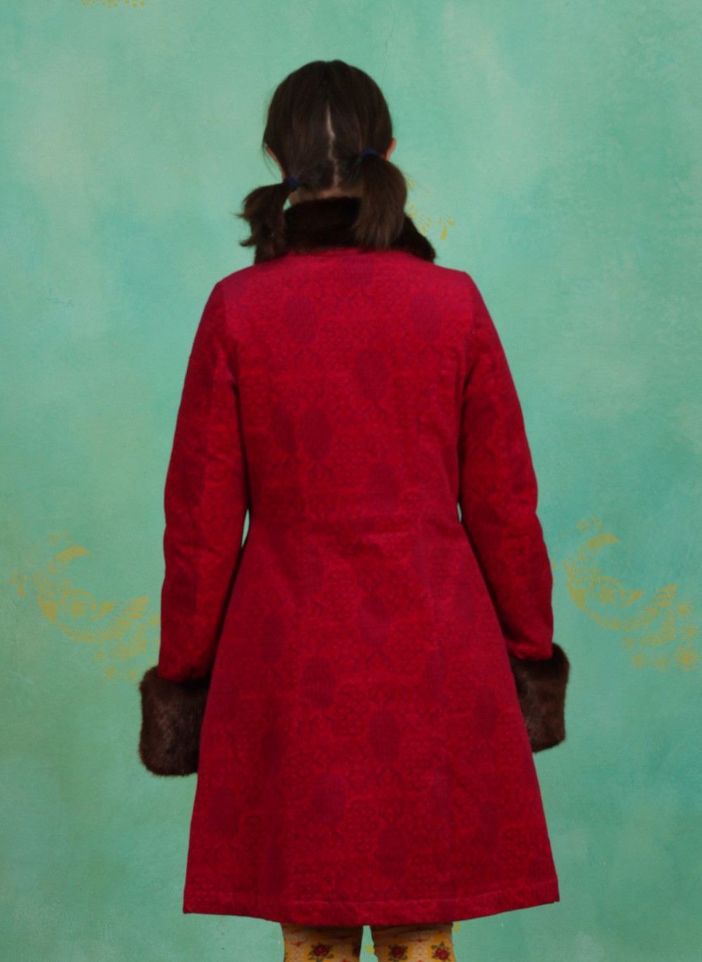 Blutsgeschwister Herbst Mantel Velvet Garden Coat ornaments of dreams ey Linda Online Shop