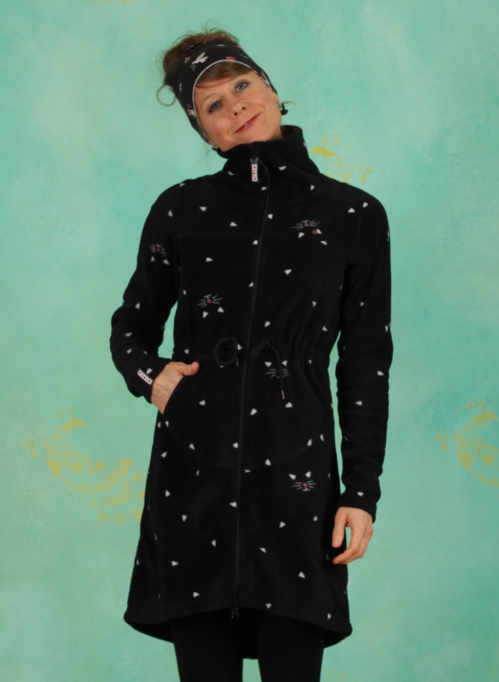 Blutsgeschwister fleece mantel clearance