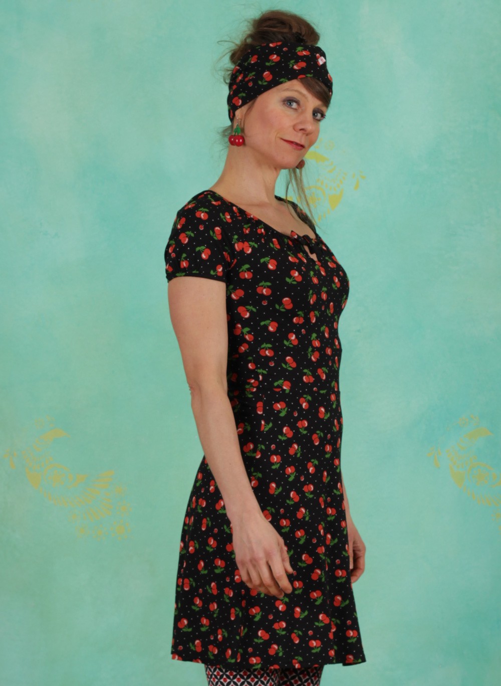 Blutsgeschwister kleid kirschen
