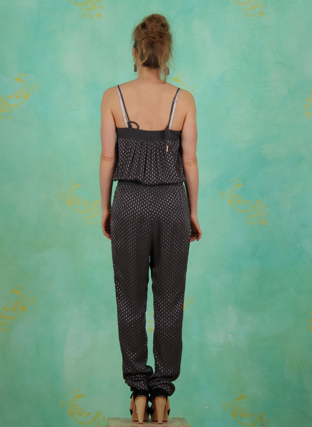 Noa Noa Sommer Jumpsuit, Shimmer Dot, irongate ey Linda Online Shop