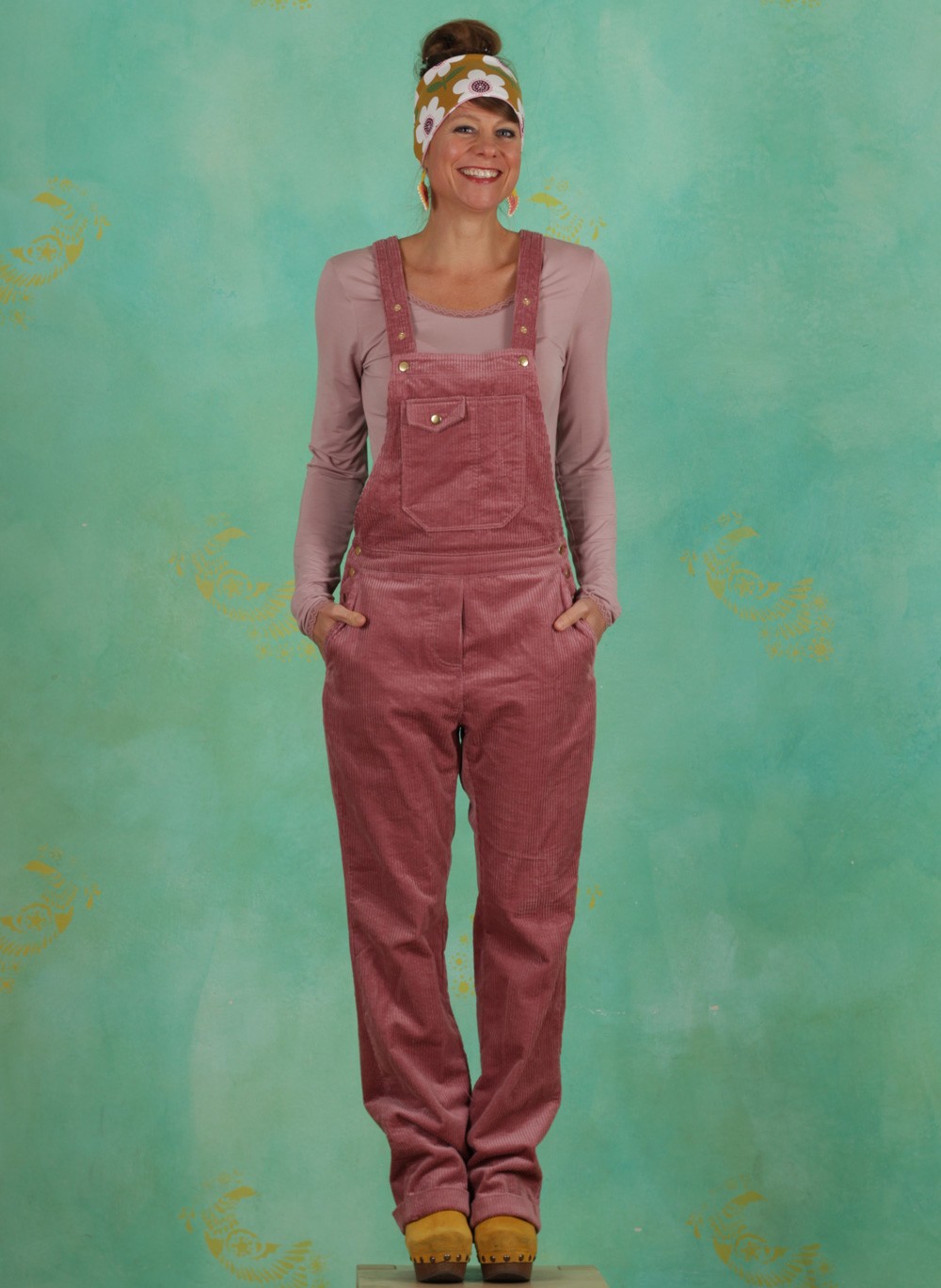 Noa Noa Herbst Jumpsuit, Corduroy, nostalgiarose ey Linda Online Shop