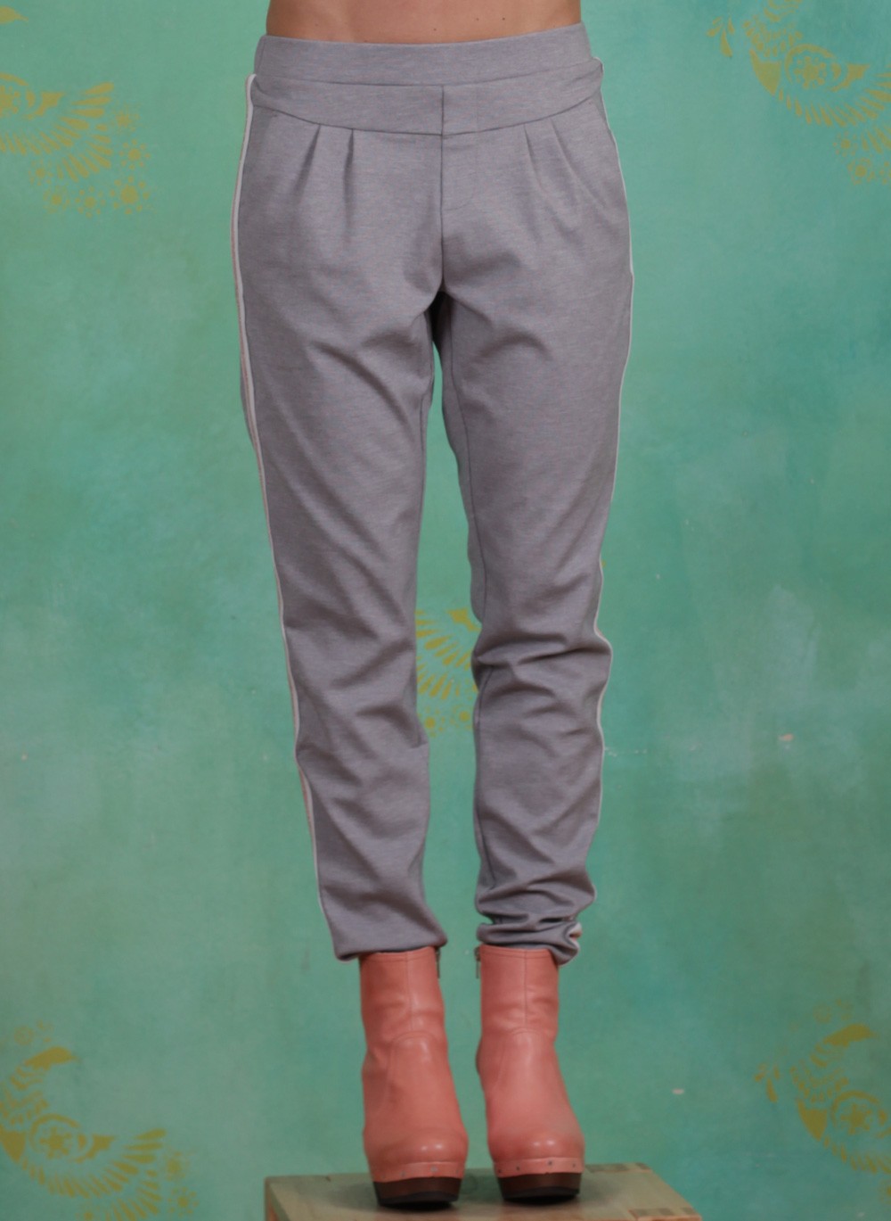 Hose, Beate, light-grey-melange