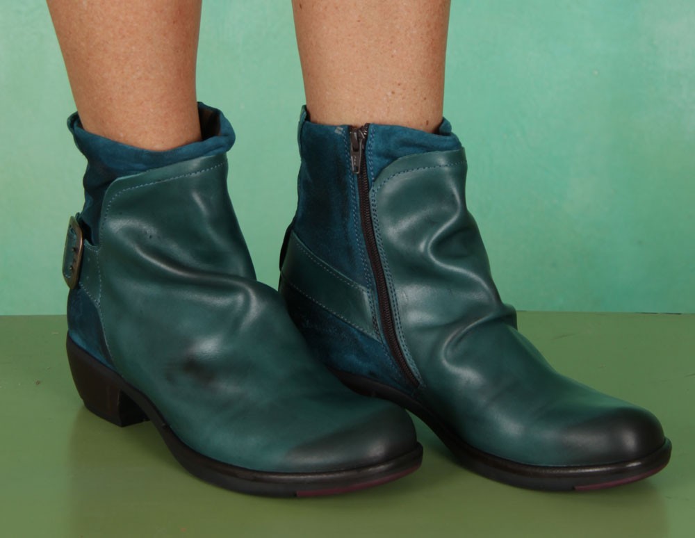 Fly London Herbst Schuhe Mel petrol ey Linda Online Shop