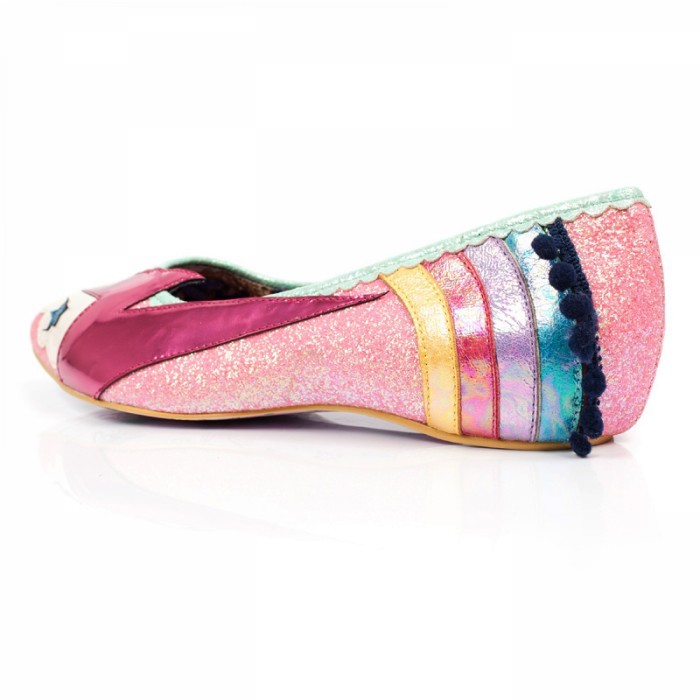 Irregular Choice Fruhling Schuhe Ground Control pink multi fallt kleiner aus ey Linda Online Shop