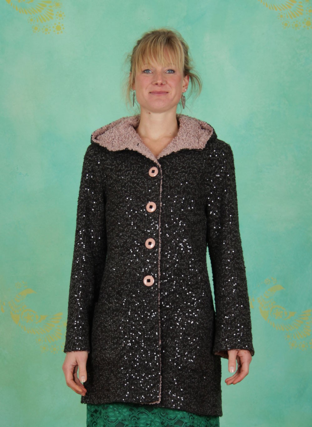 Avoca Herbst Mantel, Aurora, charcoal ey Linda Online Shop