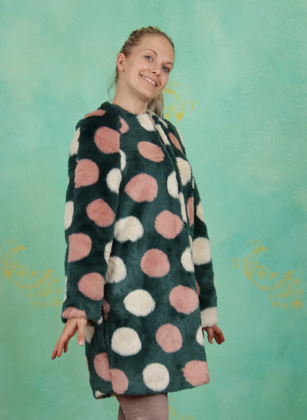 Avoca Herbst Mantel, Blobby, multi ey Linda Online Shop