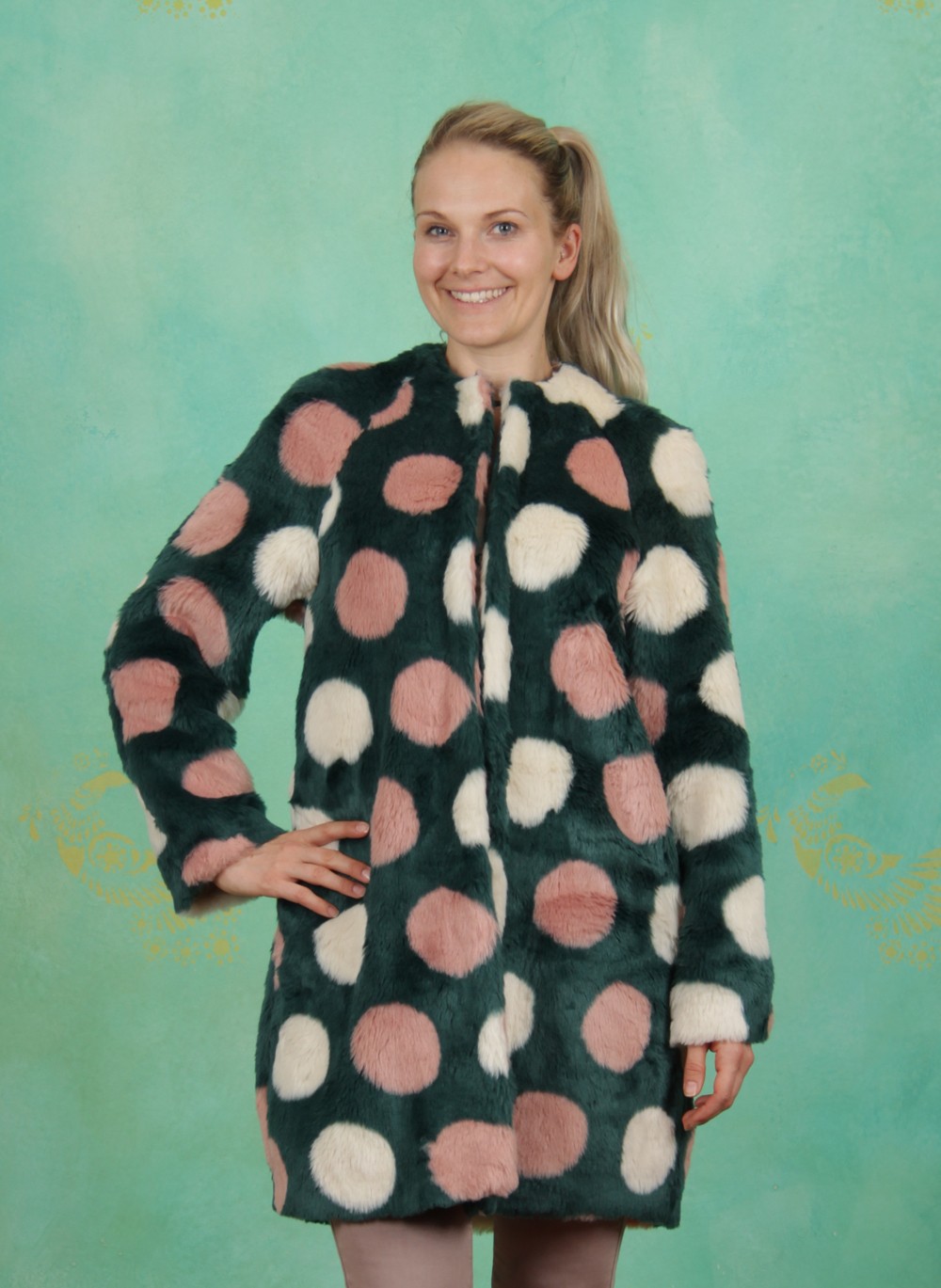 Avoca Herbst Mantel, Blobby, multi ey Linda Online Shop