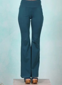 Hose, Logo Easy Flared, moonstone-teal