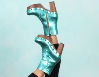 Schuhe, 1204-104, elite-turquoise-metallic