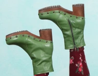 Schuhe, 1208-313, roma-green