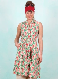 Kleid, SP26-007, beige-pink-green