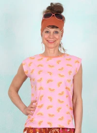 Top, T1051, pink-orange